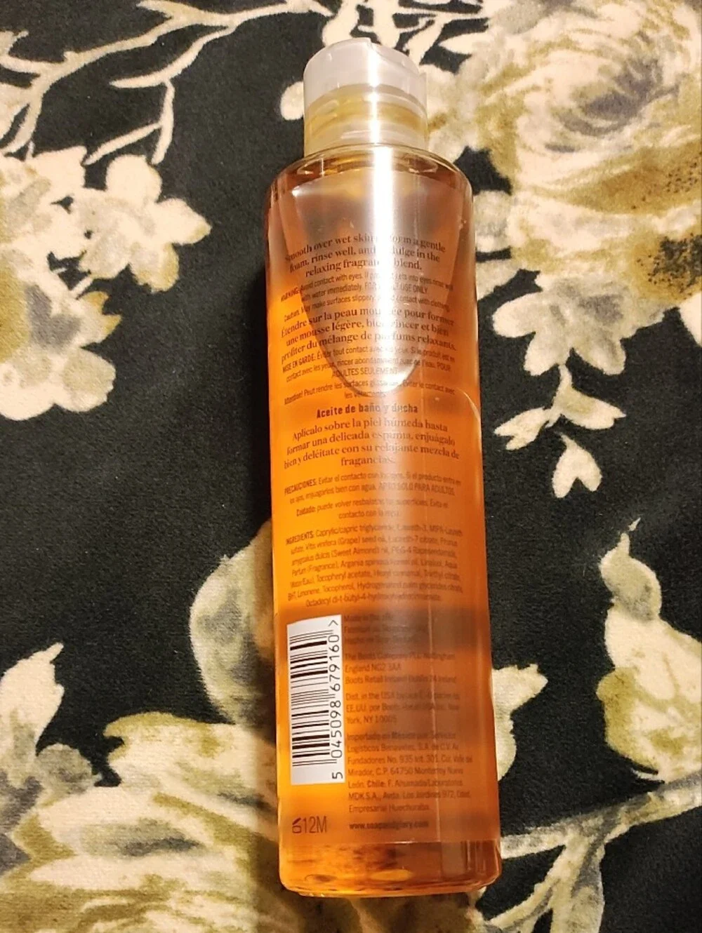 Soap & Glory Perfect 17 Zen Foaming Bath & Shower Oil - Orange with Gold Label
